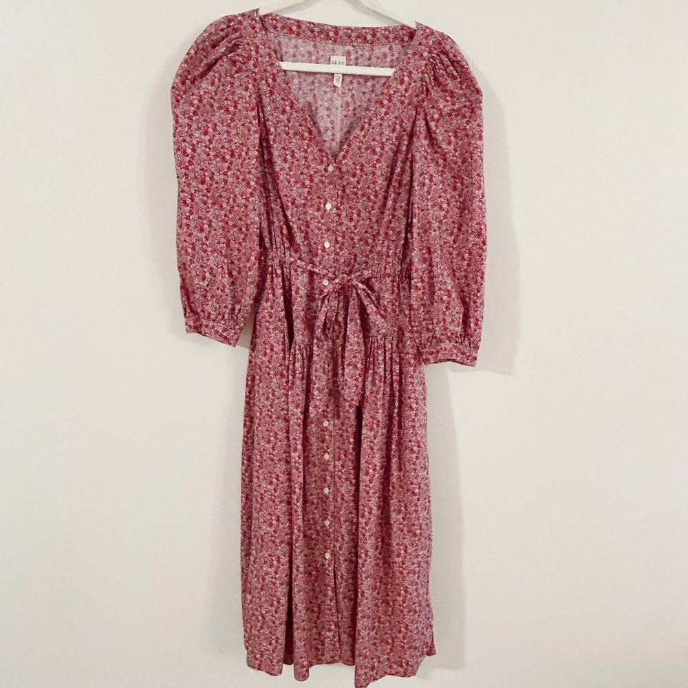 La Vie Rebecca Taylor floral dress with pockets, excellent condition, medium